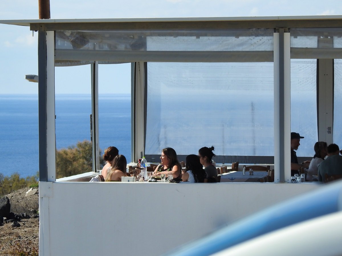 Photo Gallery dining near akrotiri santorini village